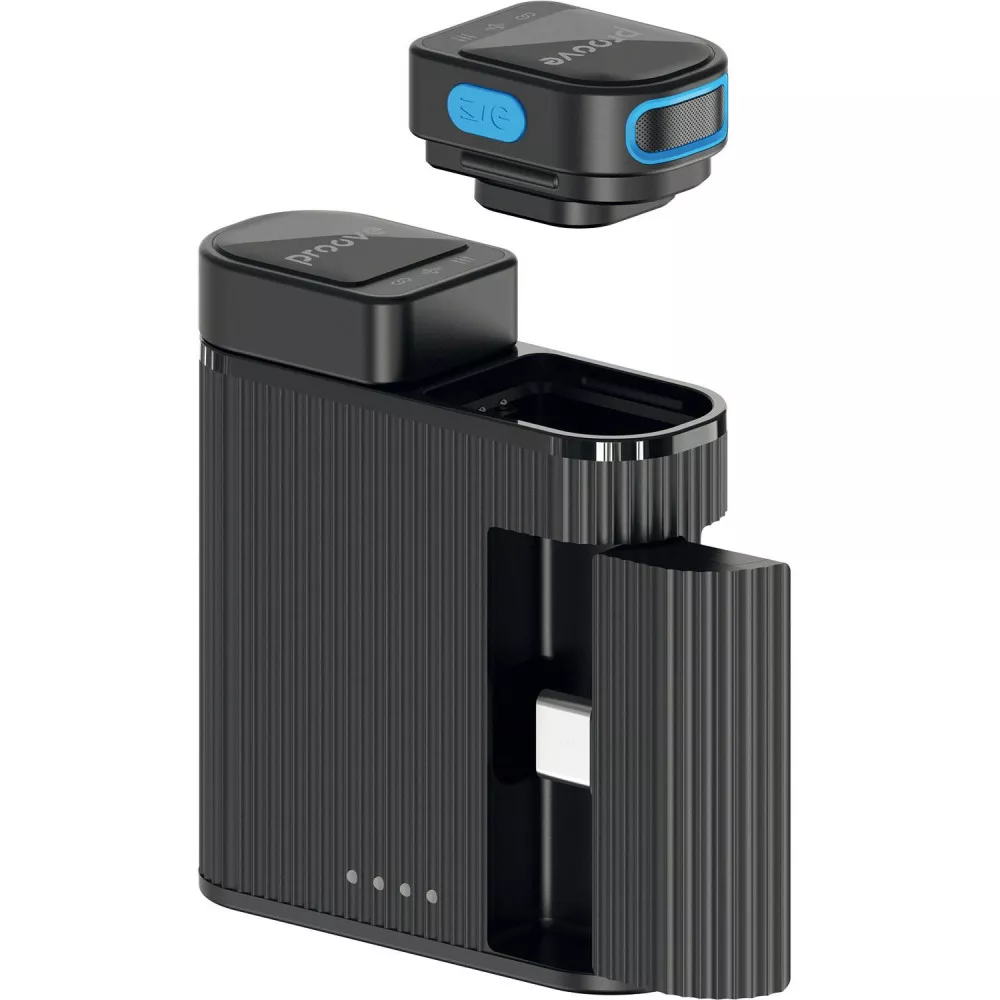 Бездротовий петличний мікрофон Proove DualCast (чорний)