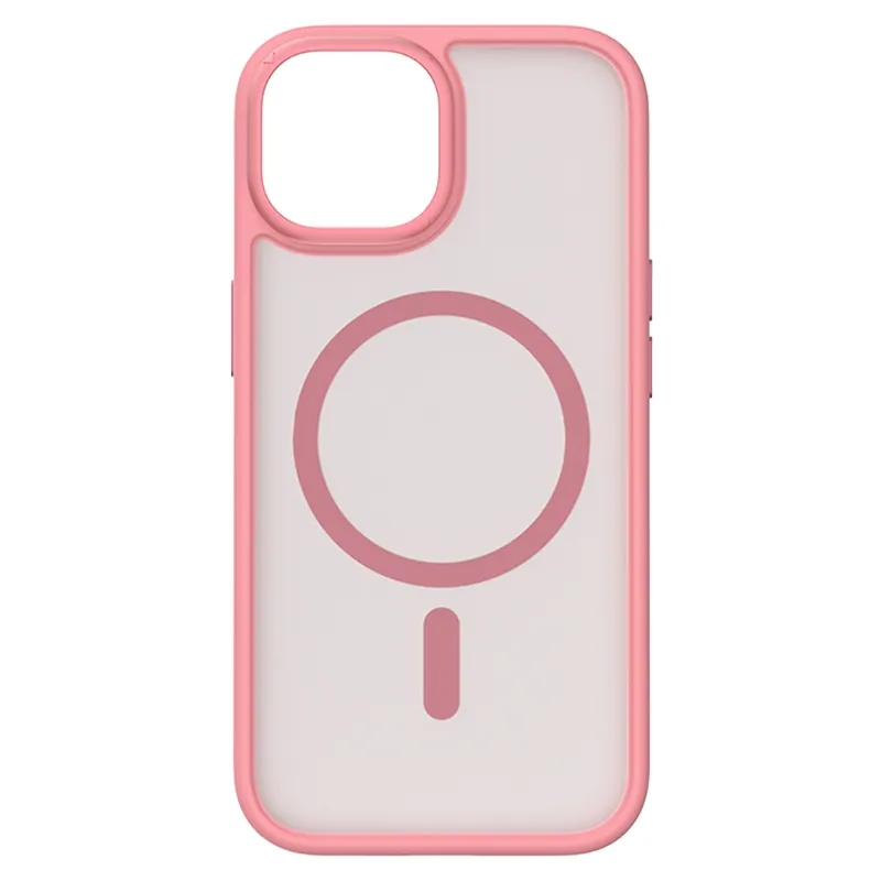 Чохол з MagSafe Momax CaseForm PLAY Pink для iPhone 15 Pro Max