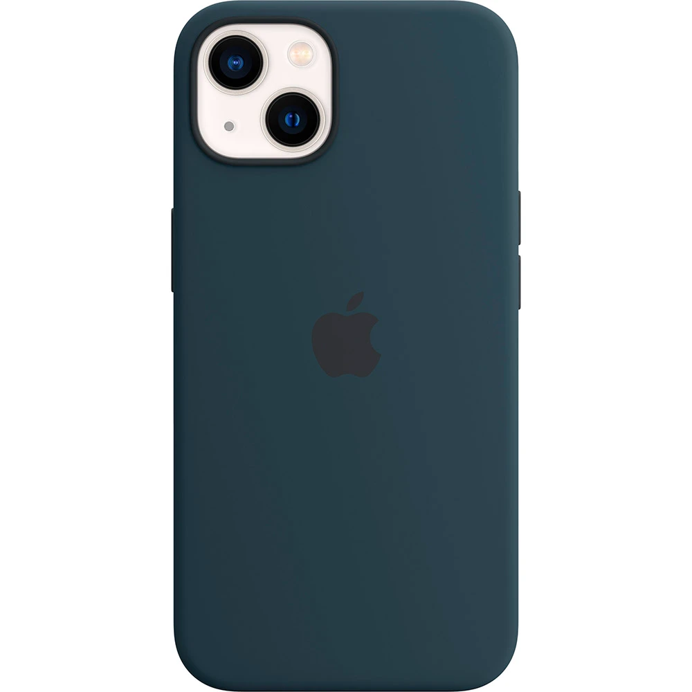 Чохол Silicone Case 1:1 for iPhone 13 with MagSafe Abyss Blue