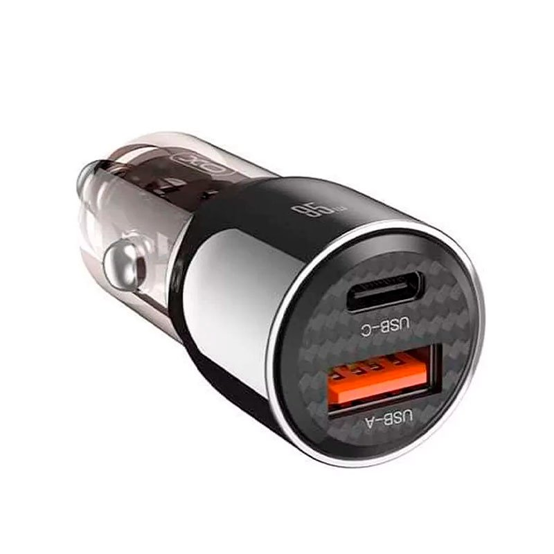 АЗП XO CC58 95W/1 USB + 1 USB-C Black