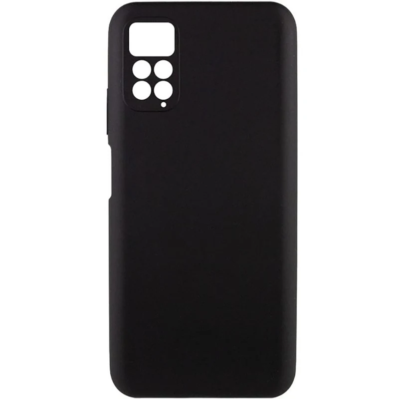 Чохол Silicone Cover Full Camera (AA) для Xiaomi Redmi Note 11 (Чорний/Black)
