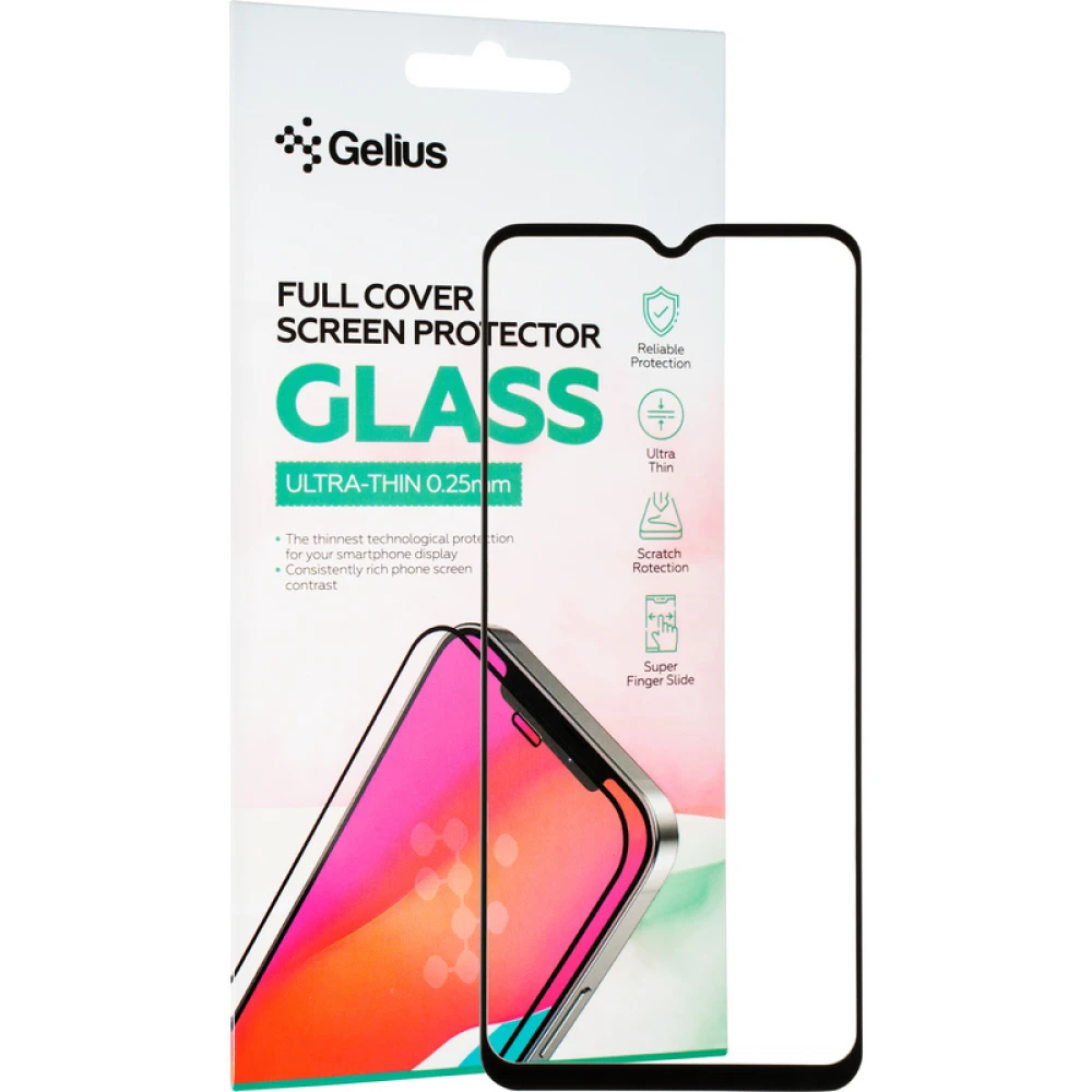 Захисне Скло Gelius Full Cover Ultra-Thin 0.25mm for Samsung M236 (M23) Black