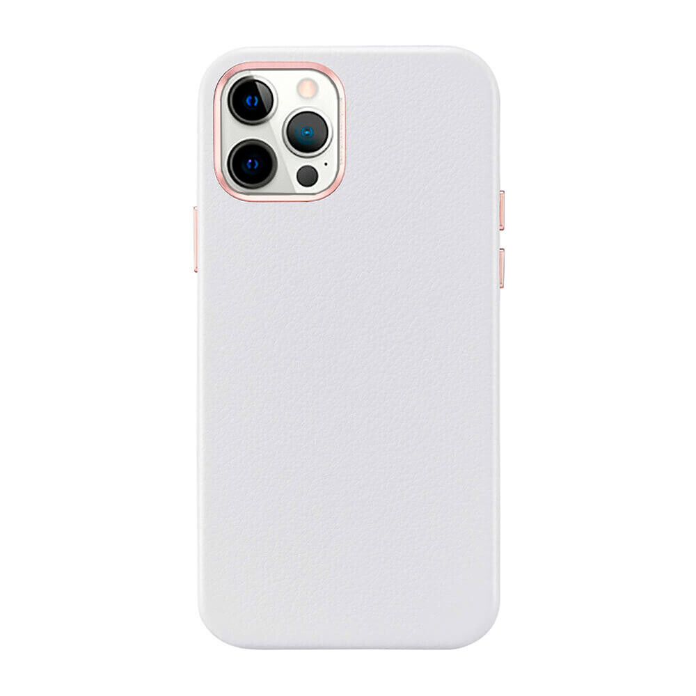 Чохол шкіряний ESR Metro Leather White Case для iPhone 12/12 Pro Max