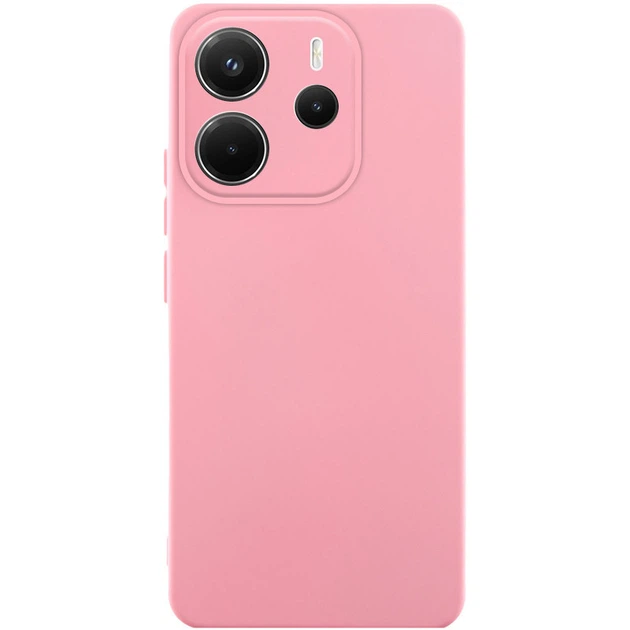 Чохол Silicone Cover Lakshmi Full Camera (AAA) для Xiaomi Redmi Note 14 4G (Europe) (Rose Pink)