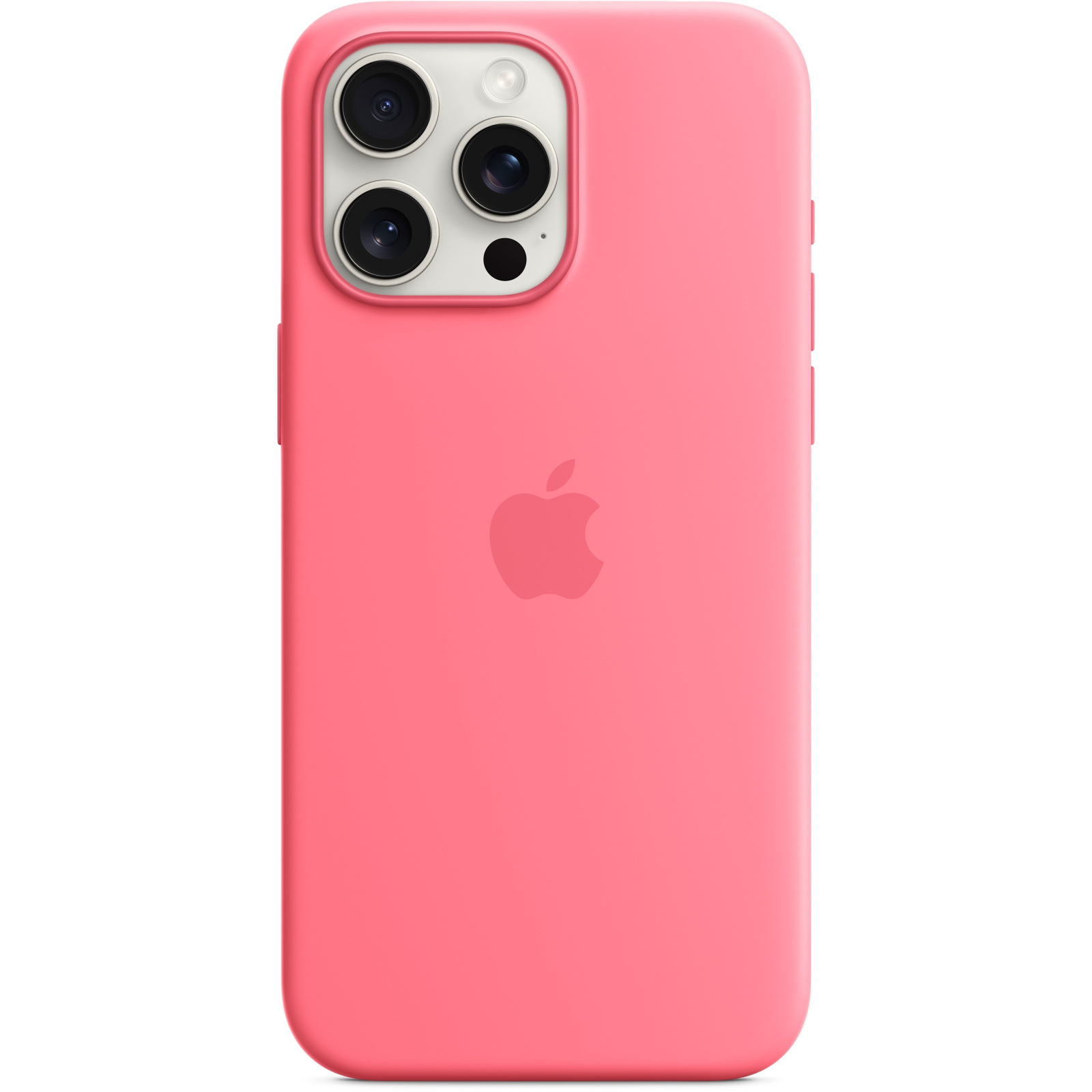 Чохол Silicone Case with MagSafe for iPhone 15 Pro, Pink (OEM)