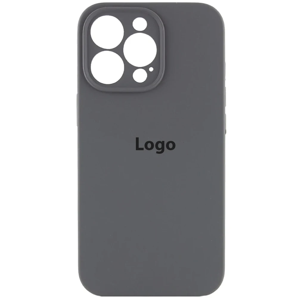 Чохол Silicone Case Full Camera Protective (AA) iPhone 14 Pro Max (Chorcoal Grey)