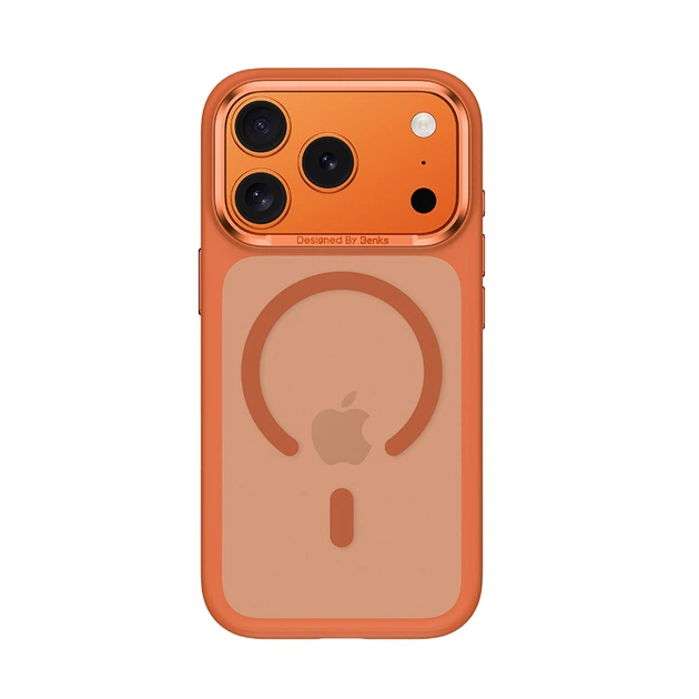 Чохол Benks Mist Case for iPhone 17 Pro Max with MagSafe Orange