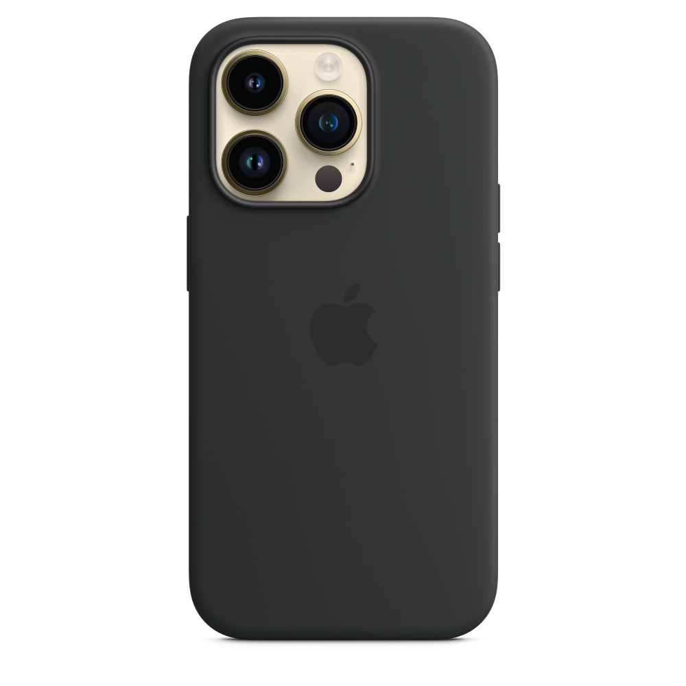 Чохол Silicone Case with MagSafe для iPhone 14 Pro Midnight