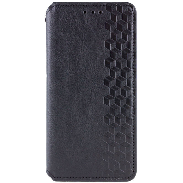 Шкіряний чохол-книжка GETMAN Cubic (PU) для Xiaomi Redmi Note 13 Pro+ (Чорний)