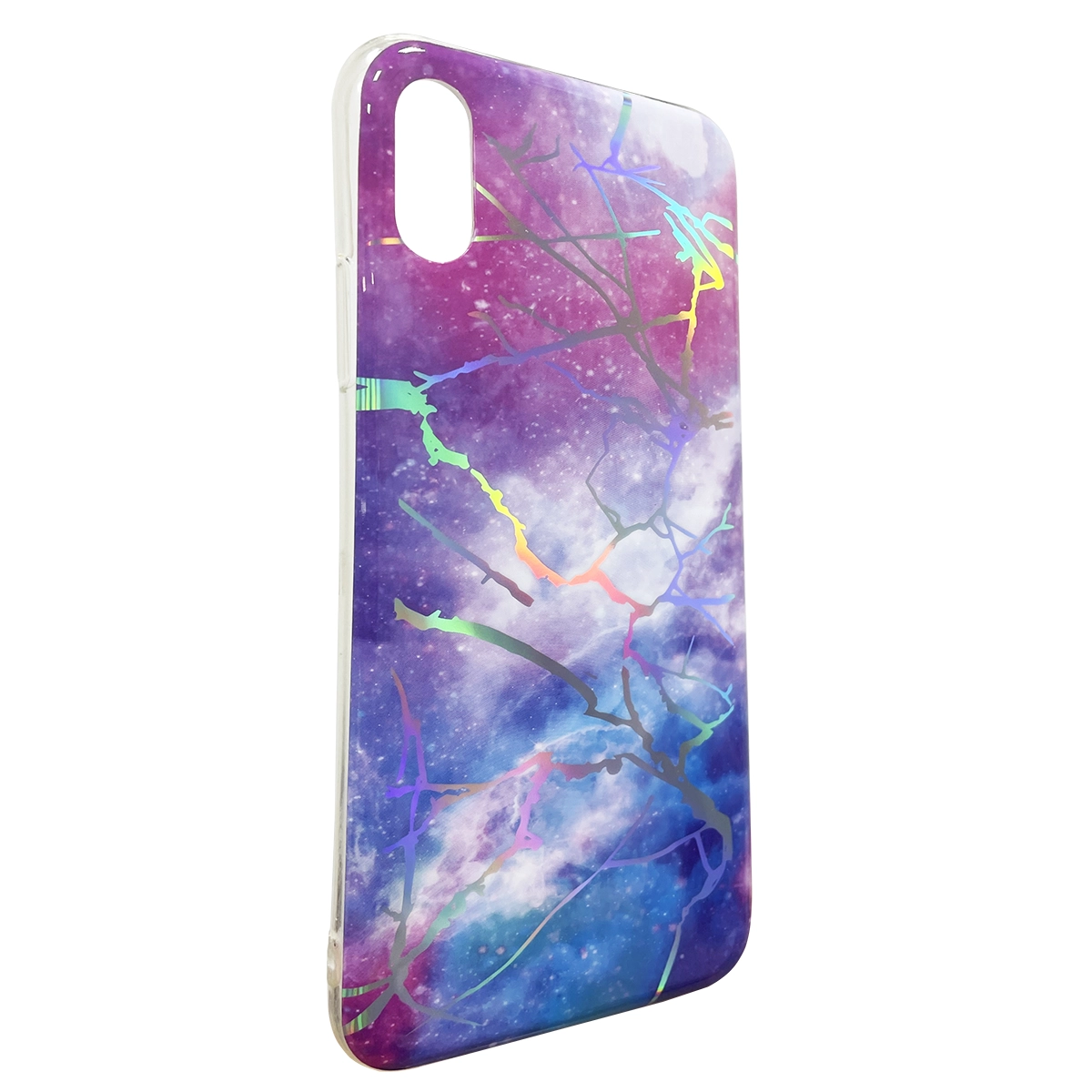 Чохол TPU Чохол Marble Series для iPhone Xs Max (blue/purple)