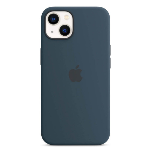 Чохол MaiKai Silicone Case для iPhone 13 Mini with MagSafe Abys Blue (OEM)