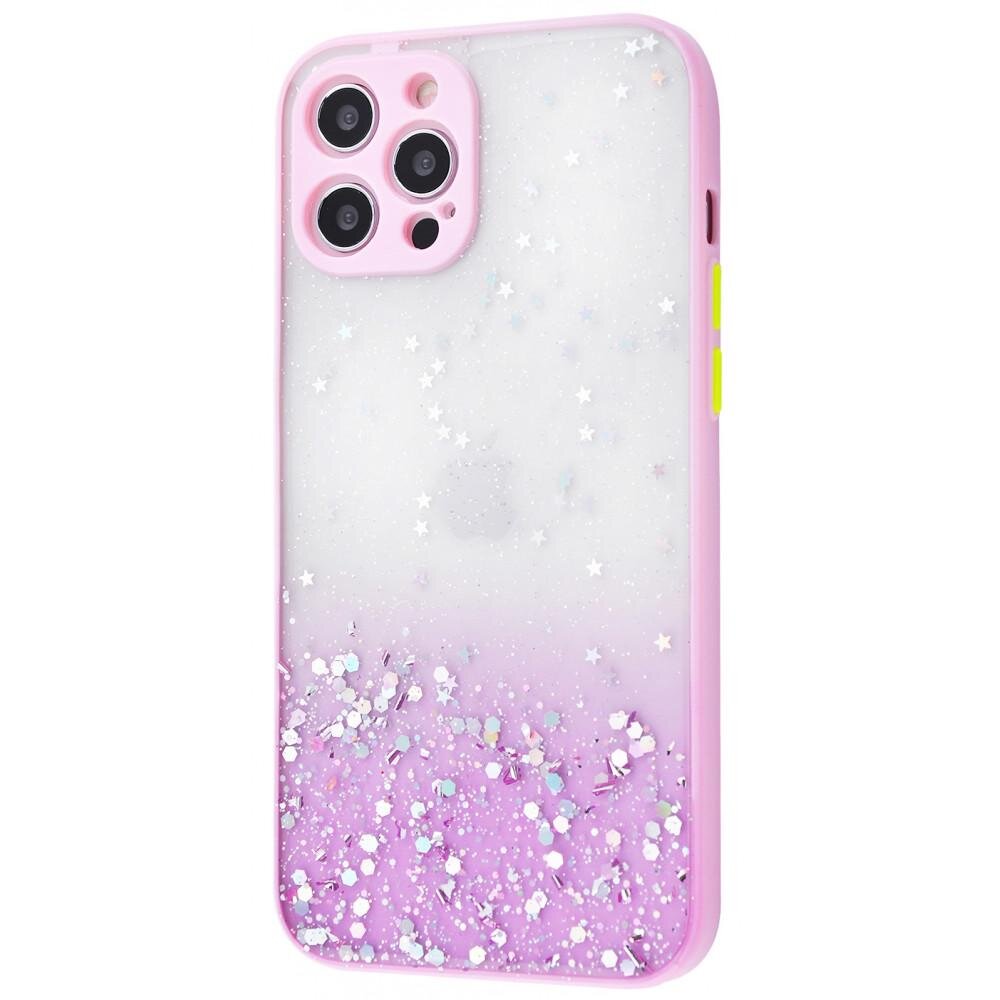 Чохол WAVE Sparkles Case (TPU) iPhone 12 Pro Max (pink)