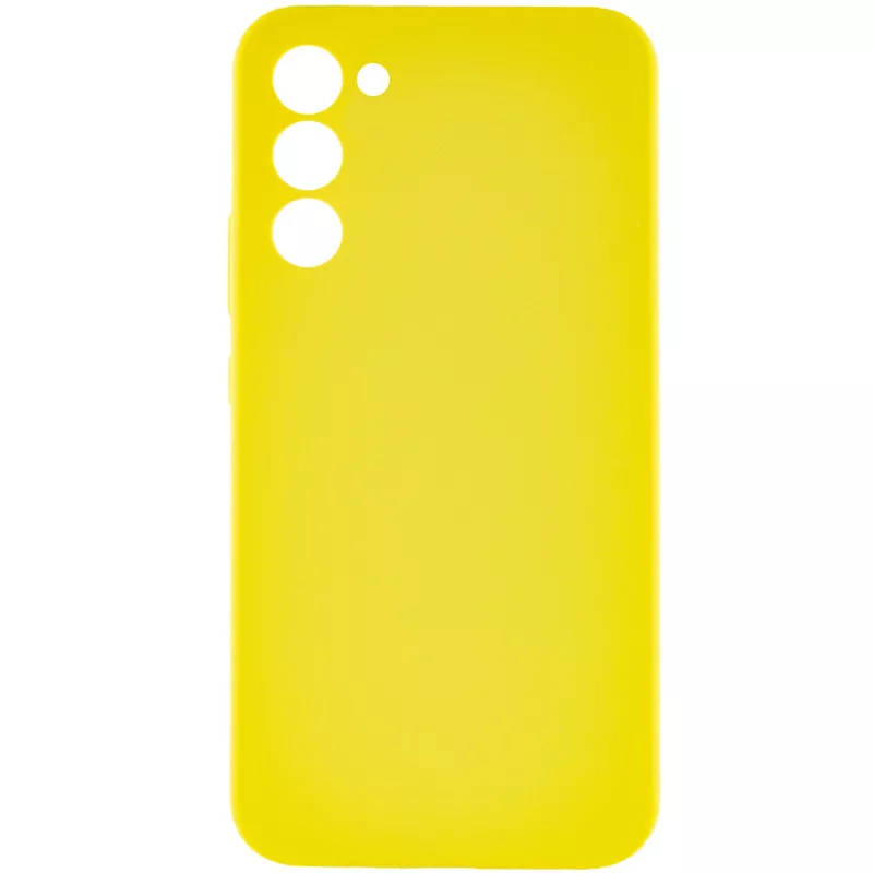 Чохол Silicone Cover Lakshmi Full Camera (AAA) для Samsung Galaxy S24 Plus (Жовтий / Yellow)