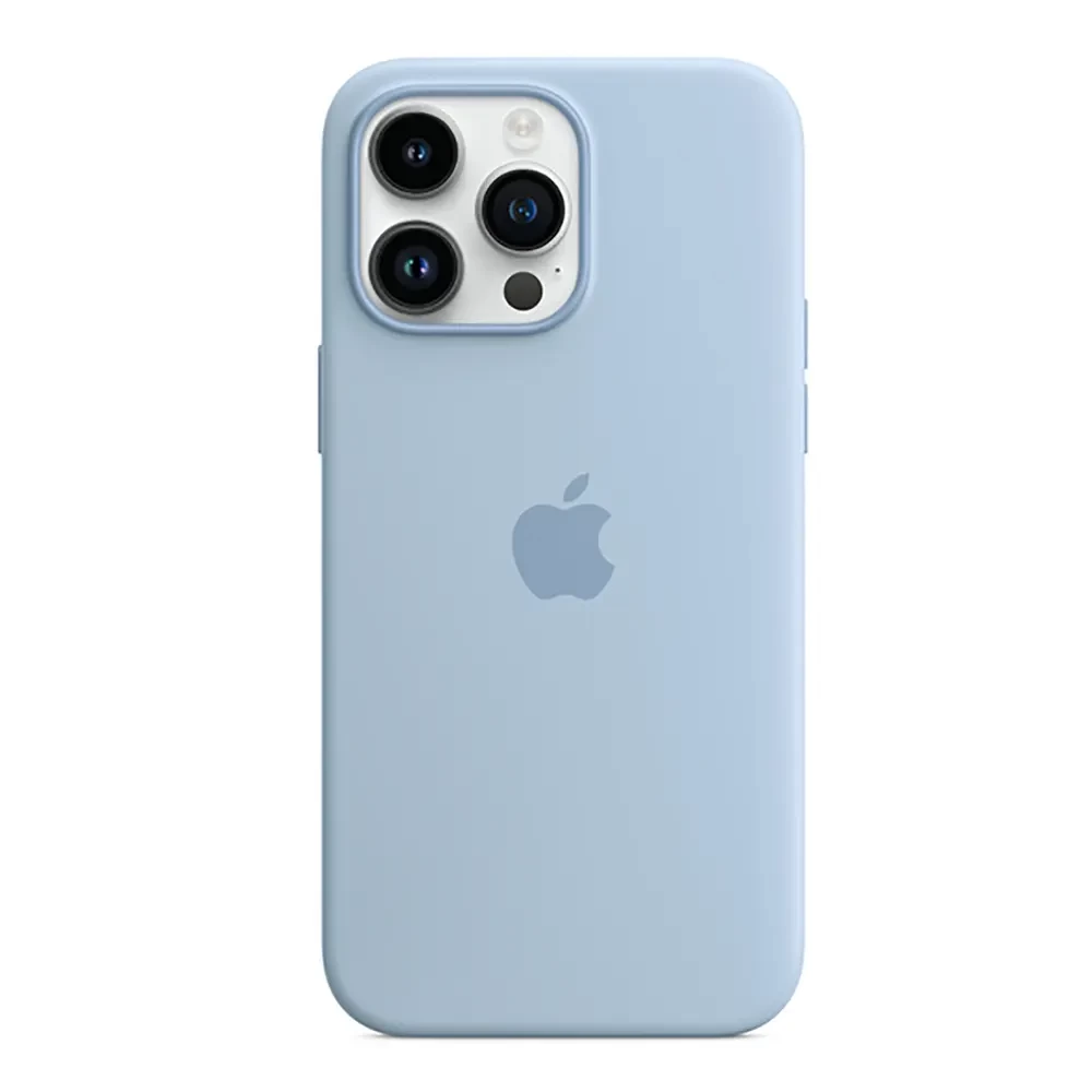 Чохол Silicone Case with MagSafe для iPhone 14 Pro Sky (OEM)