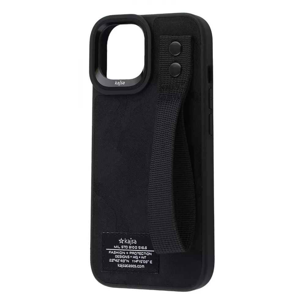 Чохол Kajsa Outdoor Collection iPhone 15 Pro (чорний)