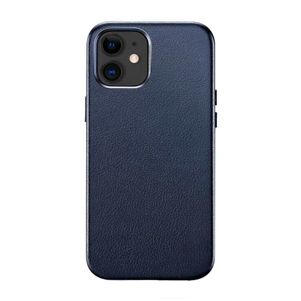 Чохол шкіряний ESR Metro Leather Blue Case для iPhone 12/12 Pro