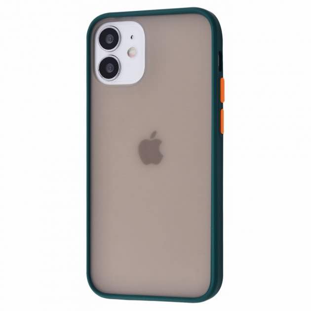 Чохол Shadow Matte Case (PC+TPU) for iPhone 11 - Forest Green