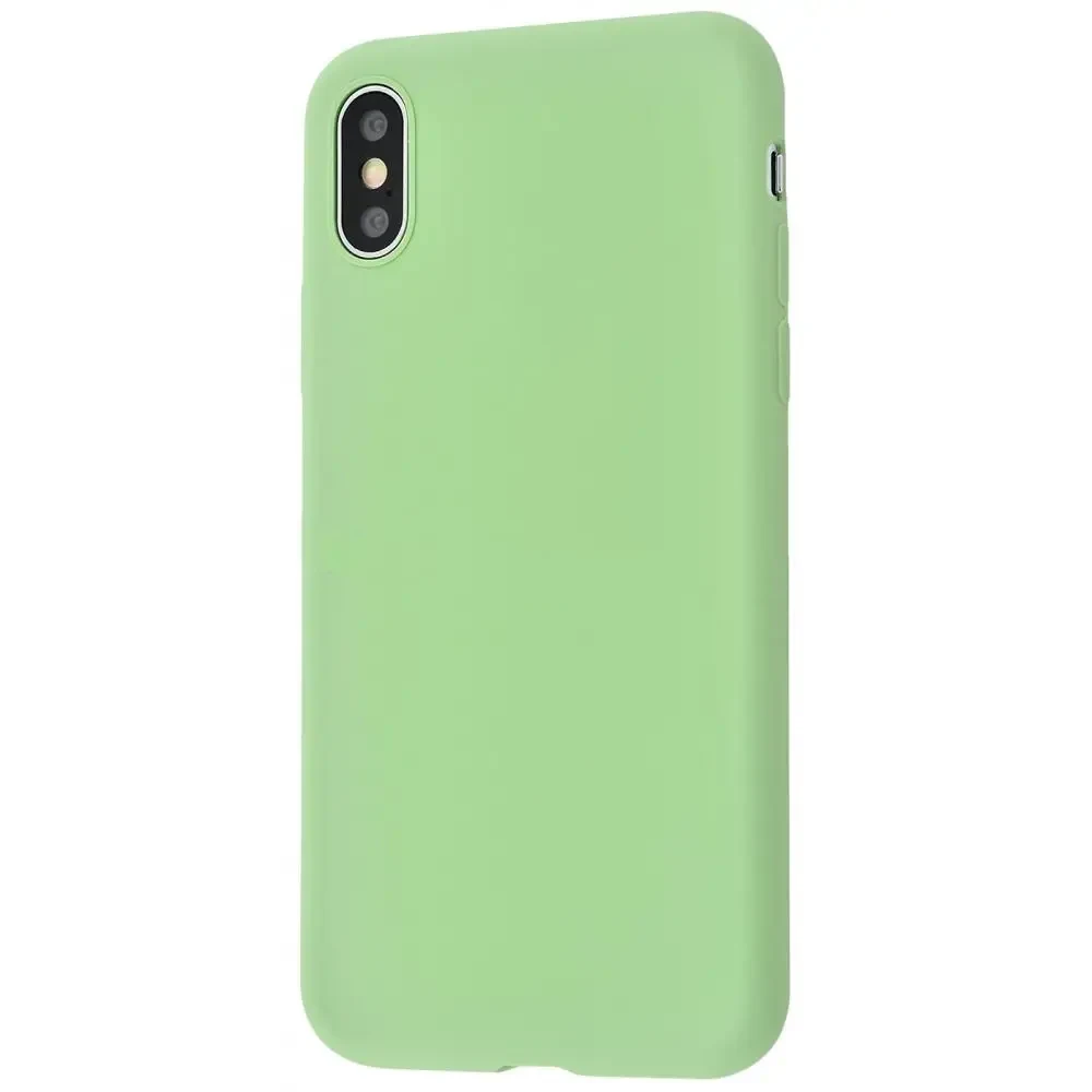 Чохол MaiKai Ultra Thin Silicone для iPhone Xs Max - Light Green