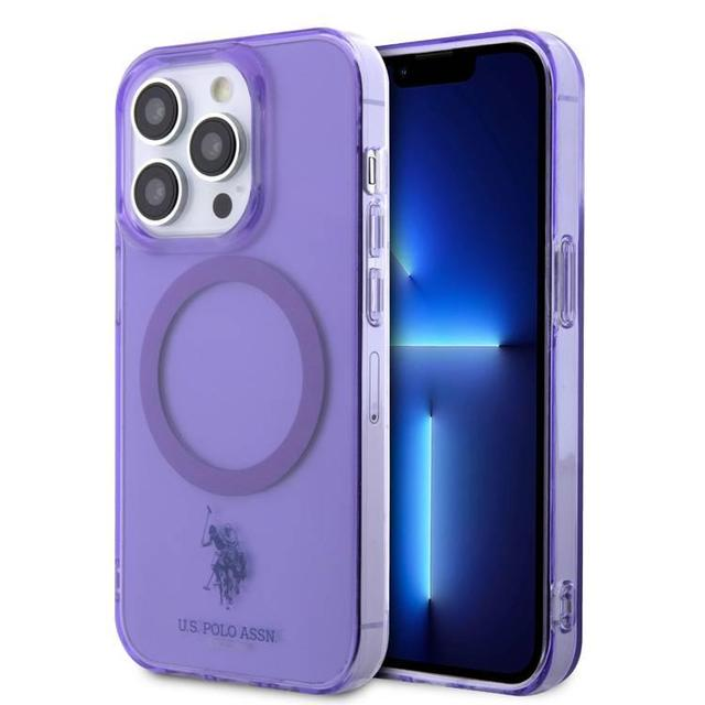 Чохол U.S.Polo Assn. Magsafe DH Hard Case for iPhone 14 Pro Purple