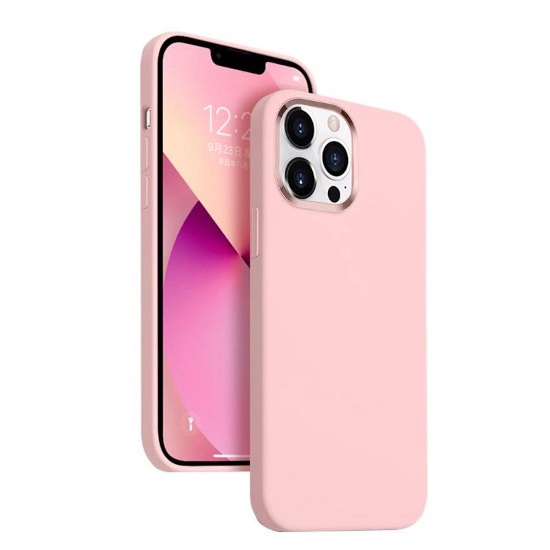 Чохол WIWU Silicone Magnetic Series для iPhone 13 Pro Max (Chalk Pink)