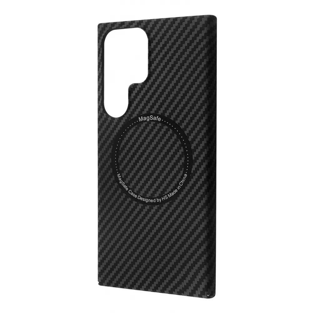 Чохол WAVE Carbon Case with MagSafe Samsung Galaxy S23 Plus (чорний)