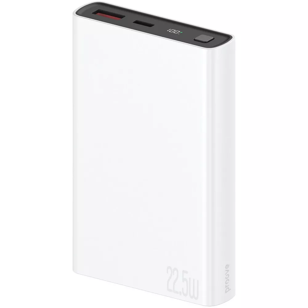 Портативна Батарея Proove Hyper Flux Plus 22.5W 10000mAh (білий)