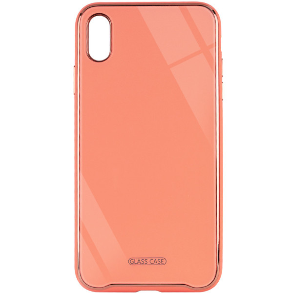 Чохол Glass+TPU Case для iPhone XS Max Orange