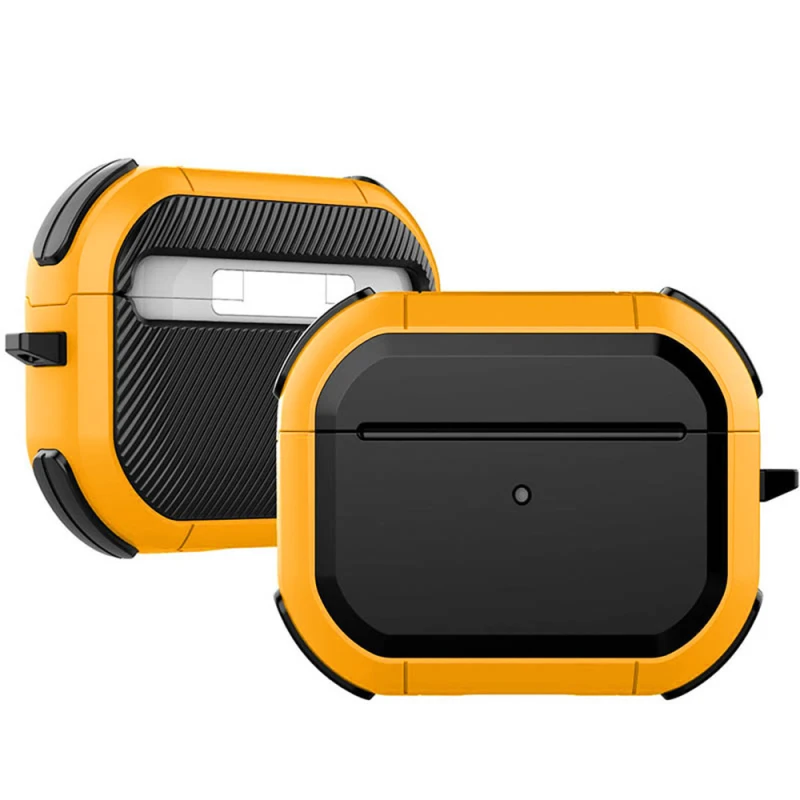 Футляр протиударний Black ed. для навушників Airpods Pro 2 / Pro (Yellow)