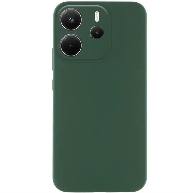 Чохол Silicone Cover Lakshmi Full Camera (AAA) with Logo для Xiaomi Redmi Note 14 4G (Cyprus Green)