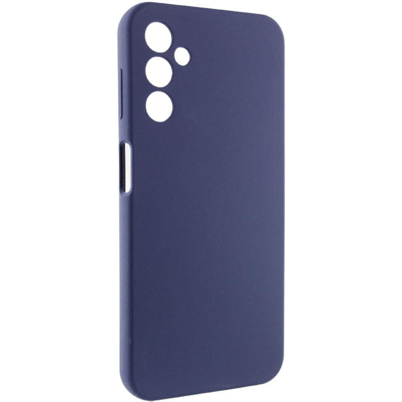 Чохол Silicone Cover Lakshmi Full Camera (AAA) для Samsung S21 FE (Темно-синій/Midnight Blue)