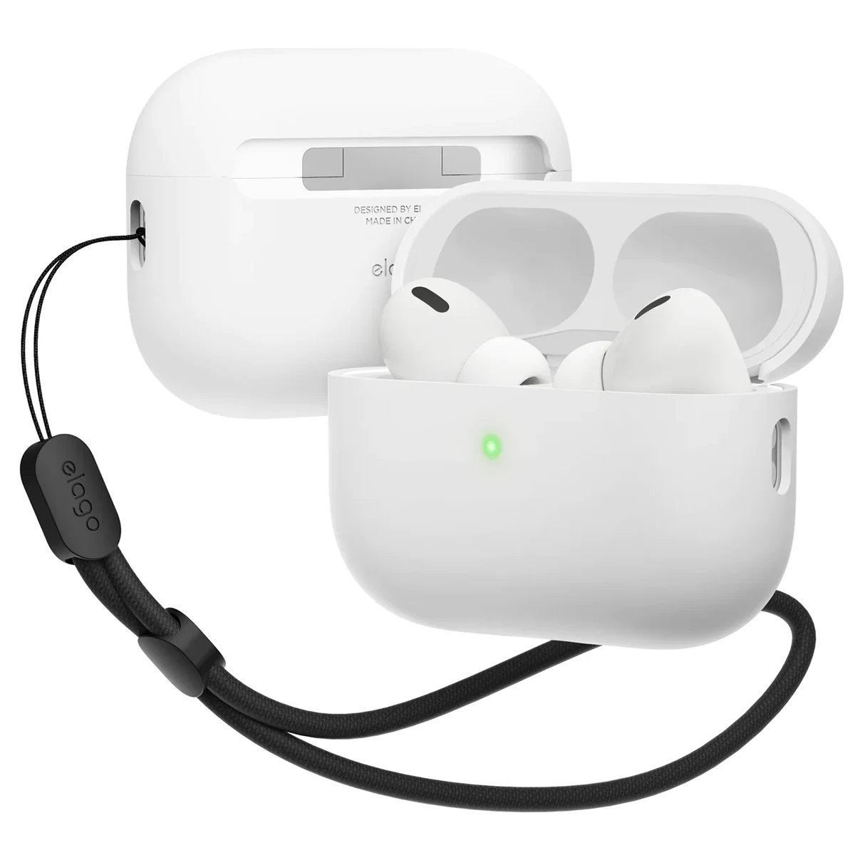 Чохол Elago Liquid Hybrid Hang Case White for Airpods Pro 2nd Gen (EAP2RH-HANG-WH)