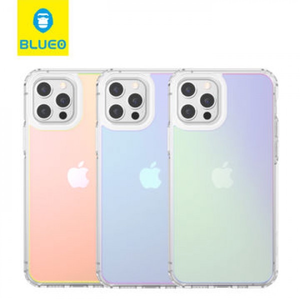 Чохол Blueo Gradient Colorful Drop Resistance Phone Case for iPhone 12 Pro Max - Blue