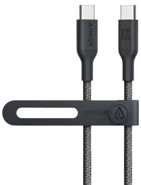 Кабель ANKER 544 USB-C to USB-C - 0.9m 140W Bio-Nylon (Чорний)
