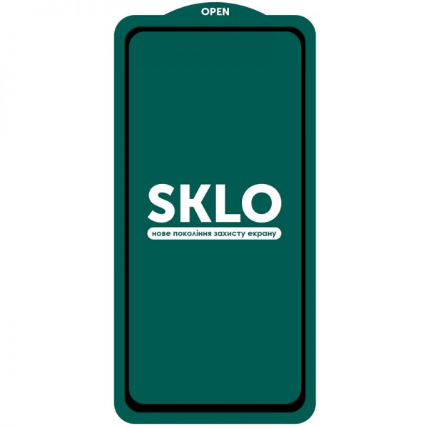 Захисне Скло SKLO 3D Full Glue for Xiaomi Redmi Note 9 Black