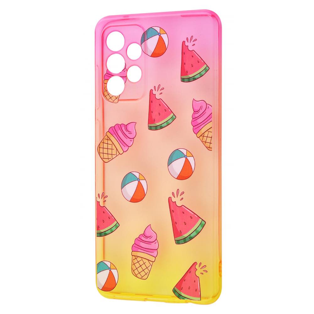 Чохол WAVE Sweet & Acid Case (TPU) Samsung Galaxy A52 (A525F) (червоний/жовтий/кавун)