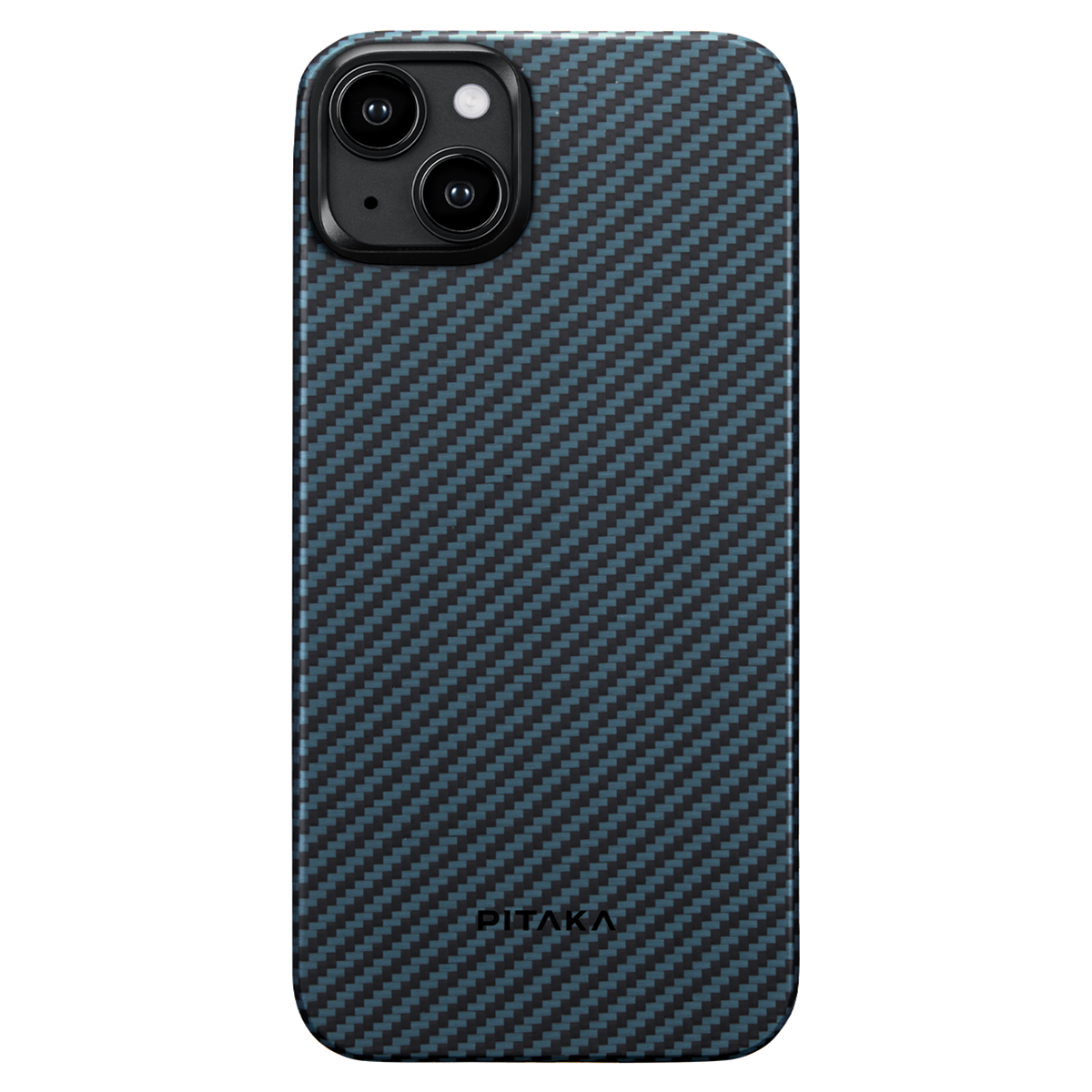 Чохол Pitaka MagEZ Case 4 Twill 1500D Black/Blue for iPhone 15 (KI1508)