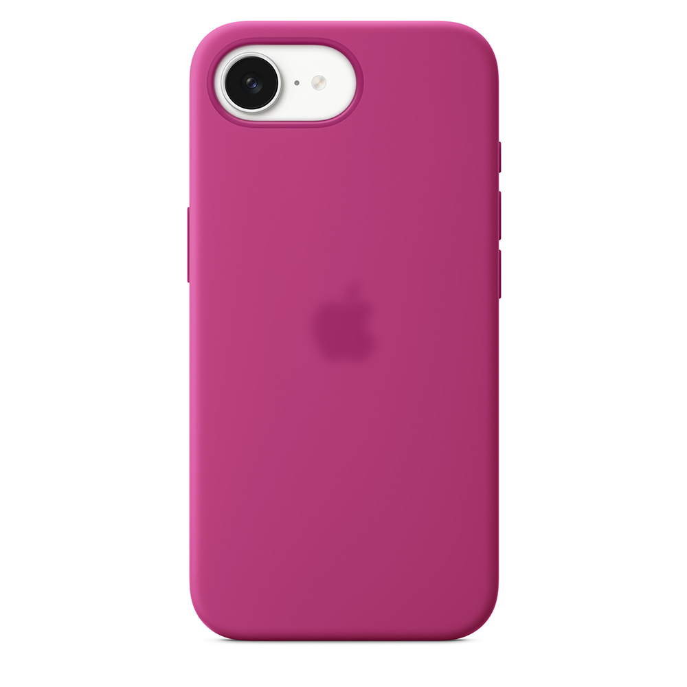Чохол Silicone Case with Animation & MagSafe iPhone 16e, Fuchsia (OEM)
