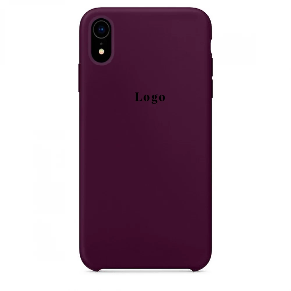 Чохол MaiKai Silicone для iPhone Xr - Marsala