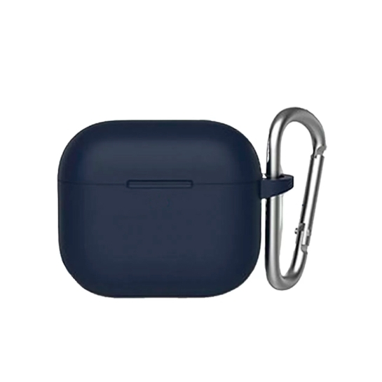 Чохол Blueo Liquid Silicone Case for AirPods 3 with Carbine Deep Blue