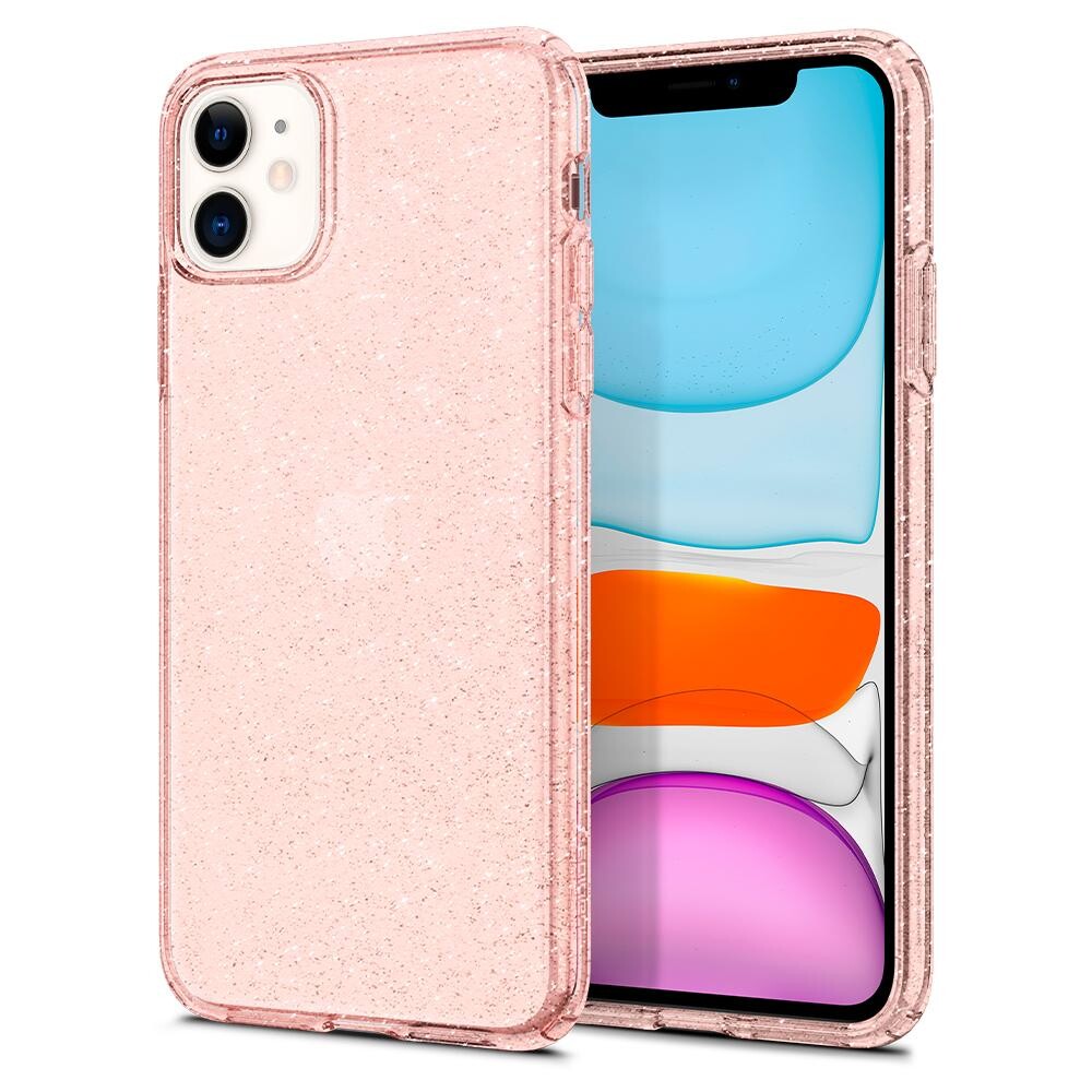 Чохол Spigen для iPhone 11 Pro Max Liquid Crystal Glitter, Rose Quartz