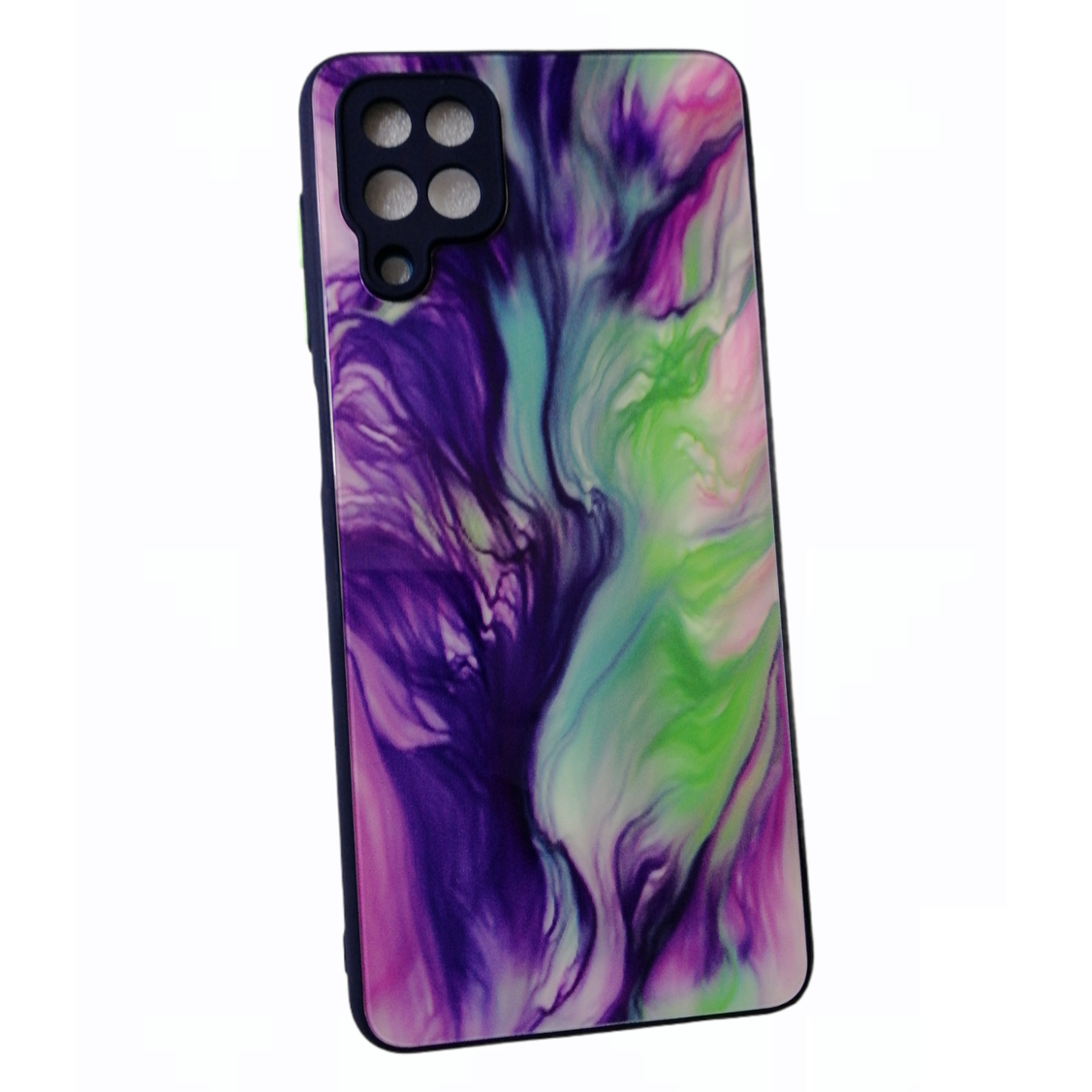 Чохол MiaMi Glass Watercolor Case для Samsung A125 (A12-2021) (фиолетовий)