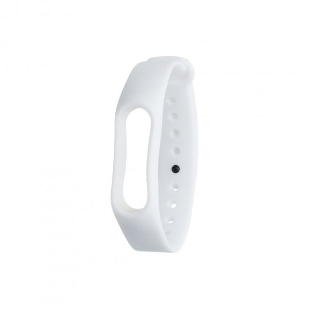 Силіконовий ремінець для Xiaomi Mi Band 2 - White