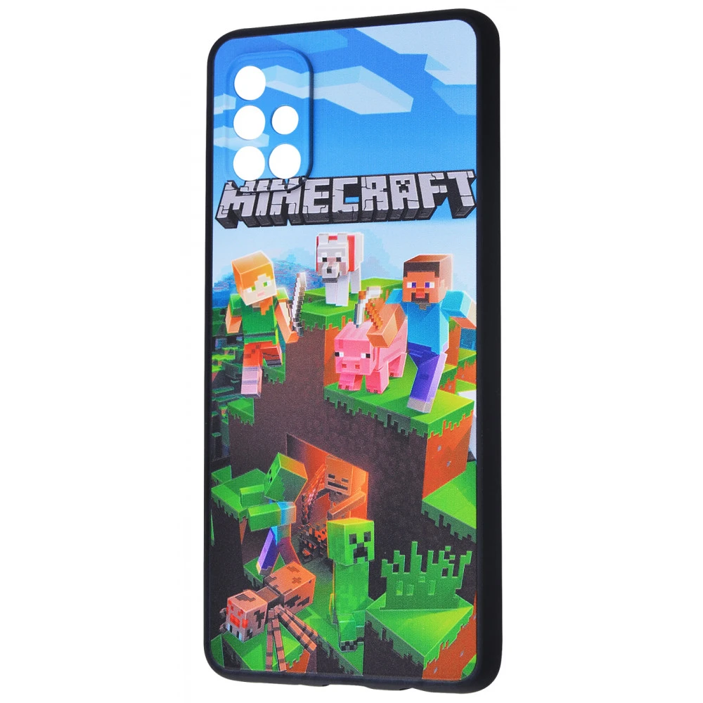 Чохол Game Heroes Case (PC+TPU) для Samsung A71 (A715) - Minecraft