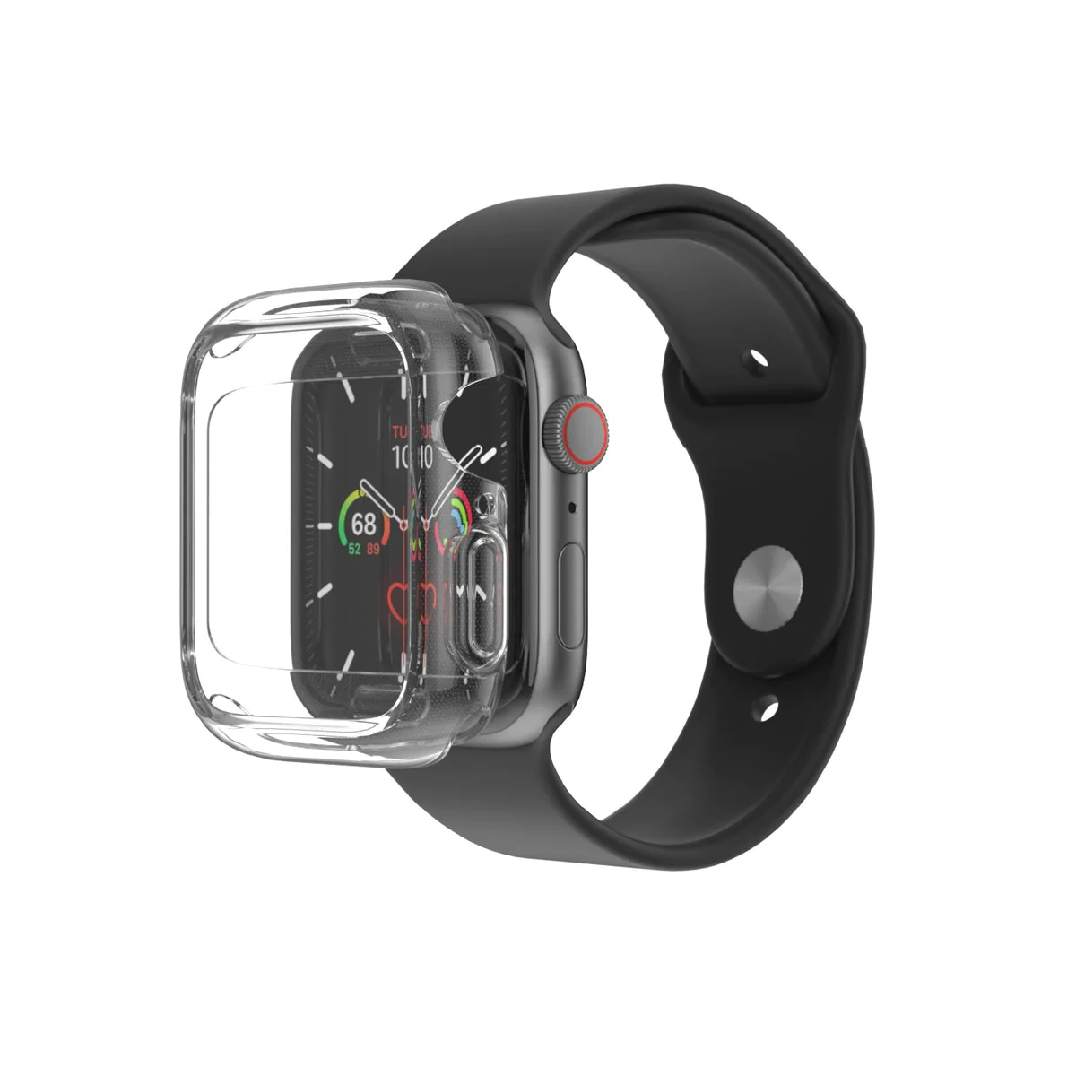 Чохол Amazing Thing Anti-Bacterial Protection Outre Drop Proof для Apple Watch 44mm - Full Clear