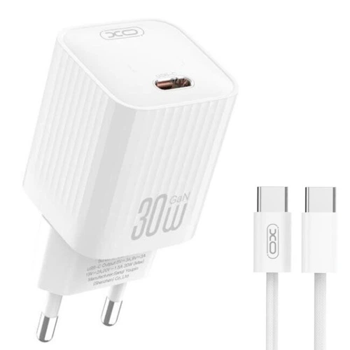 МЗП PD XO L148 30W/1 USB-C + Type-C White