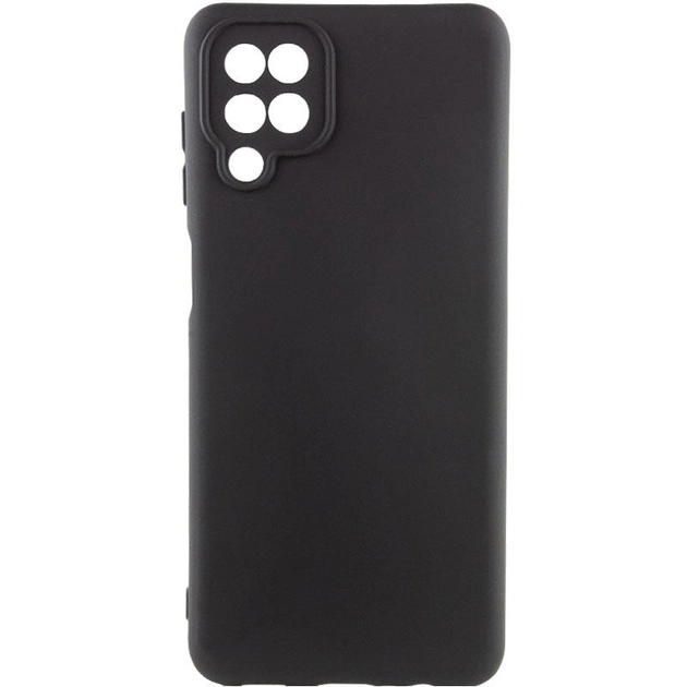 Чохол Silicone Cover Lakshmi Full Camera (A) для Samsung A12/M12 (Чорний/Black)