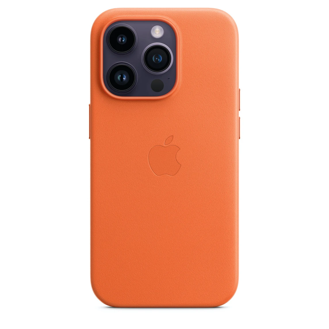 Чохол Apple для iPhone 14 Pro Leather Case with MagSafe Orange (MPPL3)