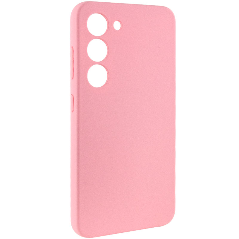 Чохол Silicone Cover Lakshmi Full Camera (AAA) для Samsung S23 (Рожевий/Light Pink)
