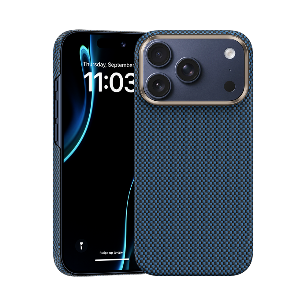 Чохол Benks Armor Tint (1000D) Kevlar Case for iPhone 17 Pro Max with MagSafe Blue