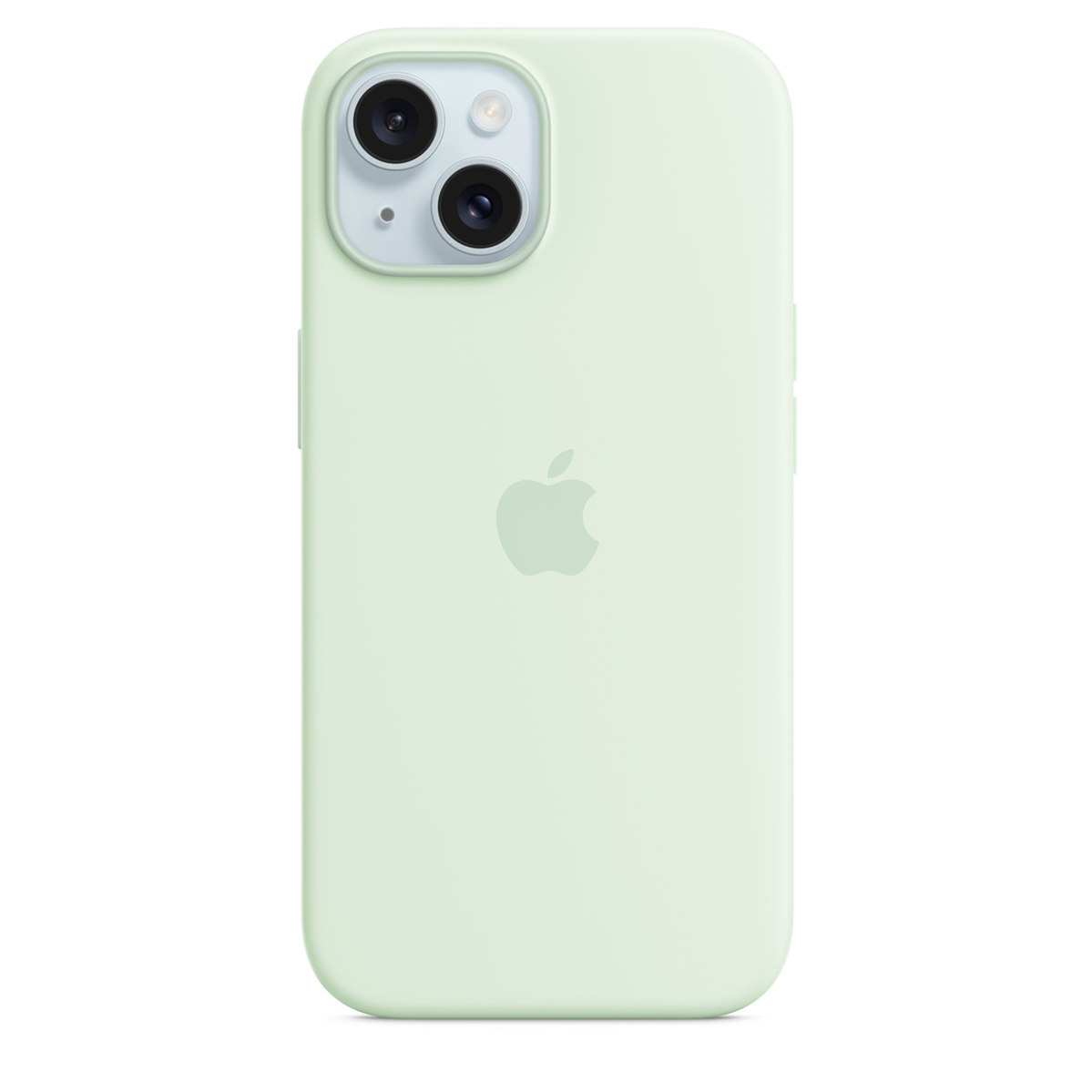Чохол Silicone Case with MagSafe for iPhone 15, Soft Mint (OEM)